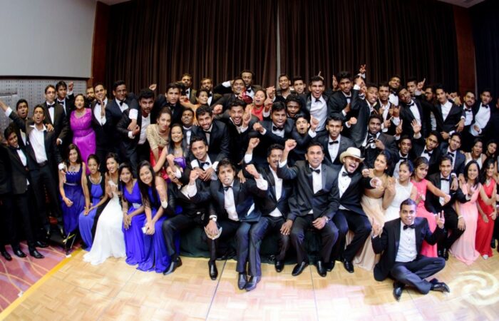 The H - Connect team celebrating 3 years of success