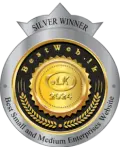 Best web Silver Medal winner logo for the best medium and small enterprise website